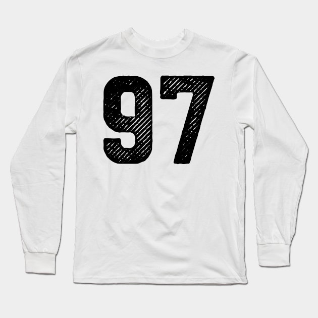 Ninety Seven 97 Long Sleeve T-Shirt by colorsplash